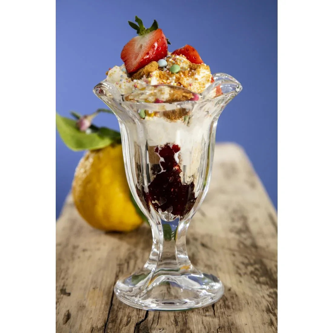 CC907 Olympia Traditional Tall Sundae Glasses 185ml (Pack of 6) - JD Catering Equipment Solutions Ltd