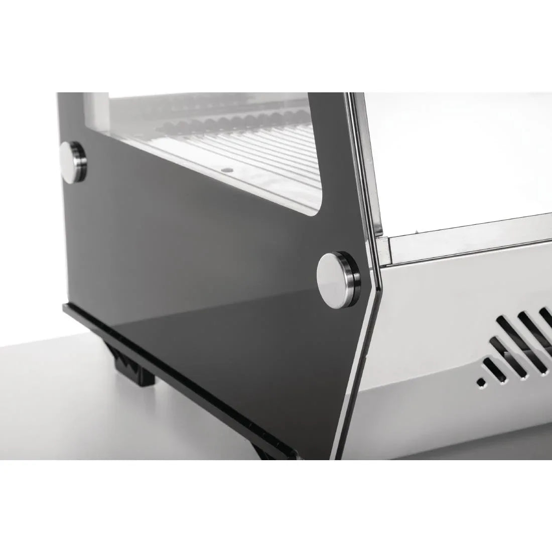 CD229 Polar G-Series Countertop Food Display Fridge Black - JD Catering Equipment Solutions Ltd