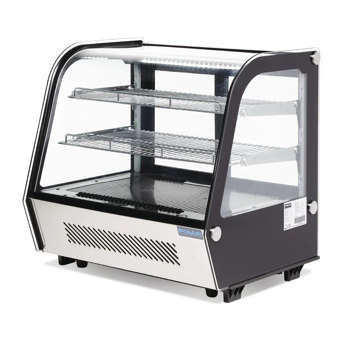 CD229 Polar G-Series Countertop Food Display Fridge Black - JD Catering Equipment Solutions Ltd