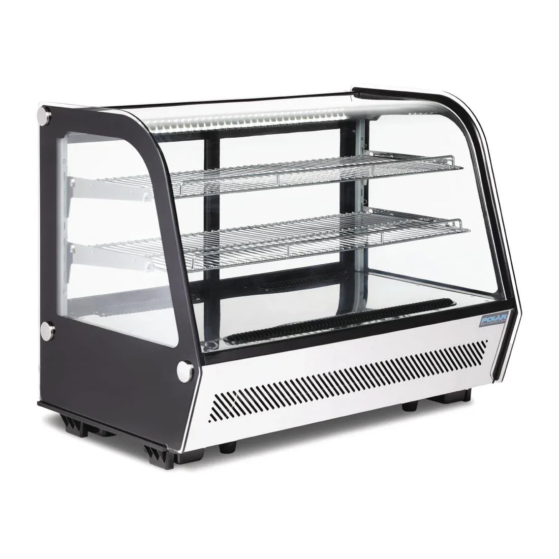 GP291 Polar G-Series Energy Efficient Countertop Food Display Fridge Black 160Ltr
