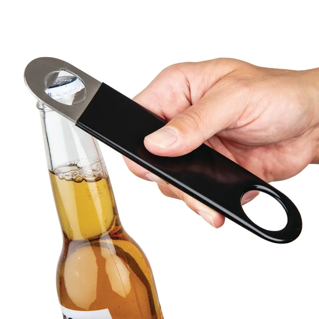 CD273 Olympia Bar Blade Bottle Opener with PVC Grip - JD Catering Equipment Solutions Ltd