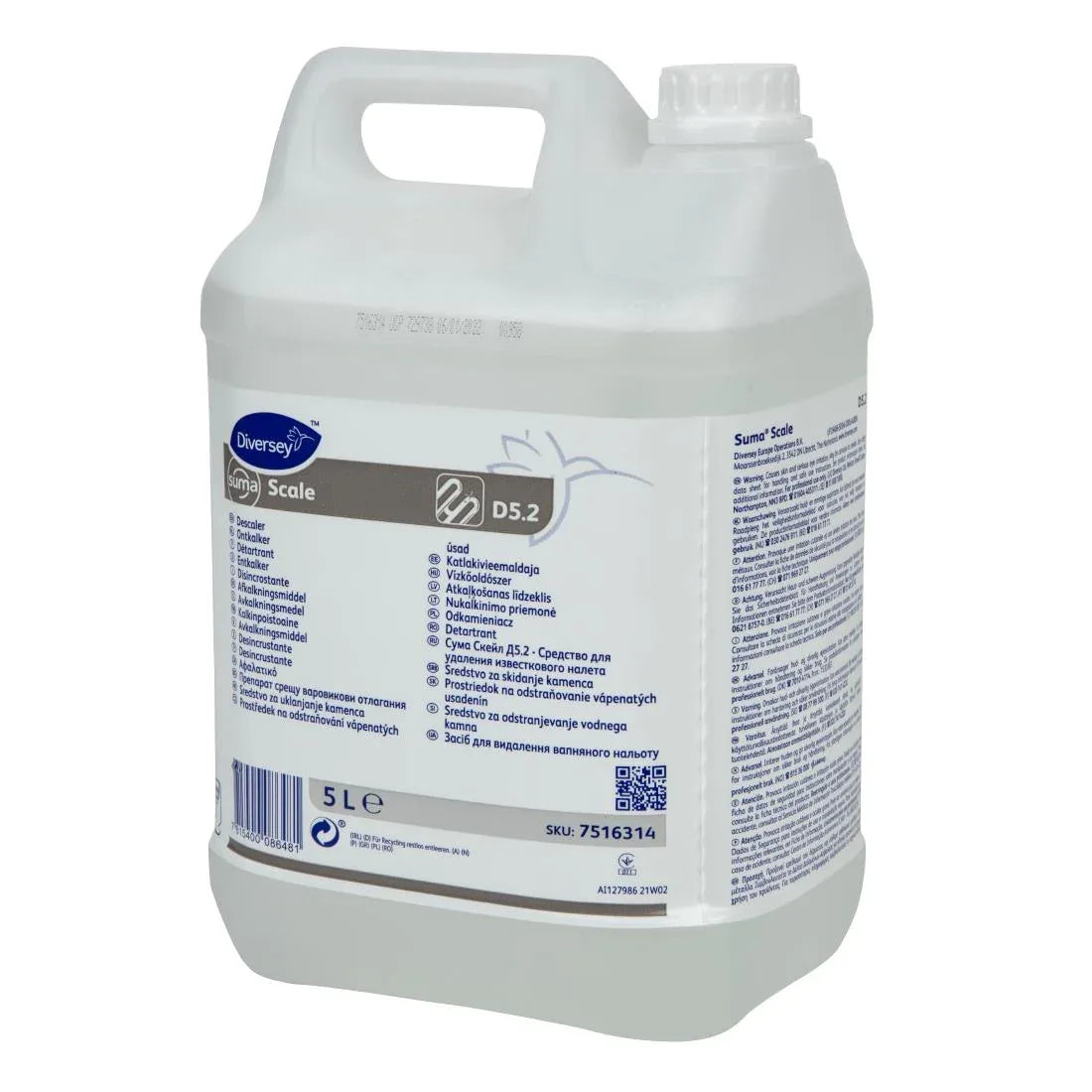 CD518 Suma Scale D5.2 Descaler Concentrate 5Ltr (2 Pack) - JD Catering Equipment Solutions Ltd