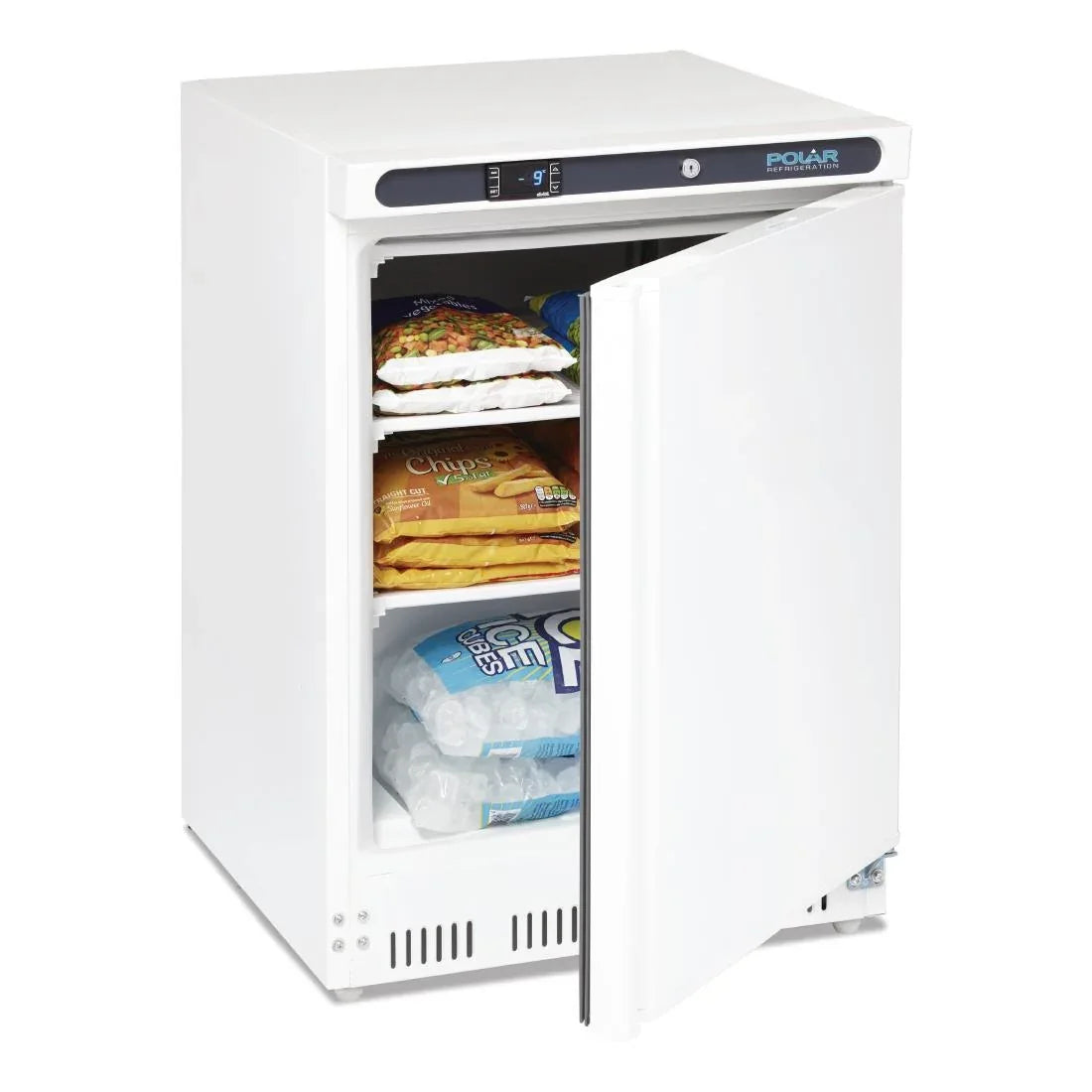 CD611 Polar C-Series Under Counter Freezer White 140Ltr - CD611 - JD Catering Equipment Solutions Ltd