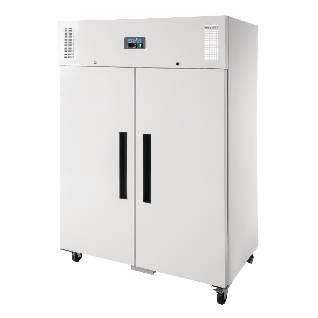 CD616 Polar G-Series Upright Double Door Freezer 1200Ltr White