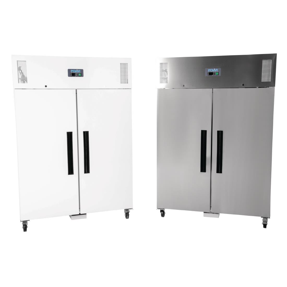 CD616 Polar G-Series Upright Double Door Freezer 1200Ltr White
