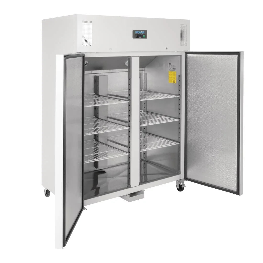 CC663 Polar G-Series Upright Double Door Fridge 1200Ltr White - JD Catering Equipment Solutions Ltd