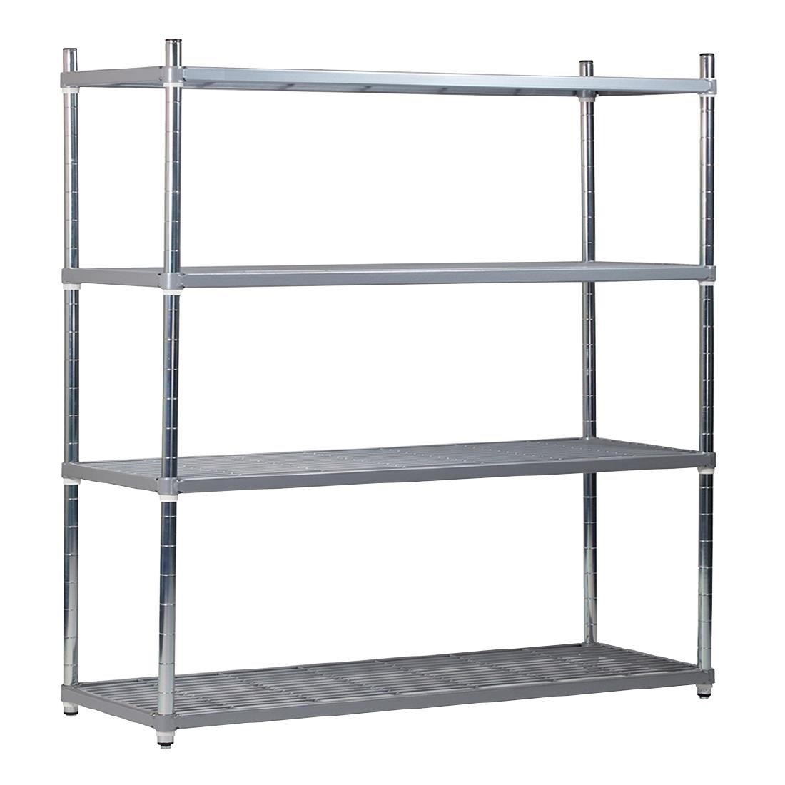 CE112 Craven 4 Tier Nylon Coated Wire Shelving 1700x875x591mm
