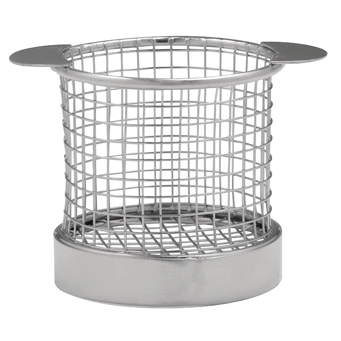 CE149 Olympia Chip basket Round with Ears 80mm - JD Catering Equipment Solutions Ltd