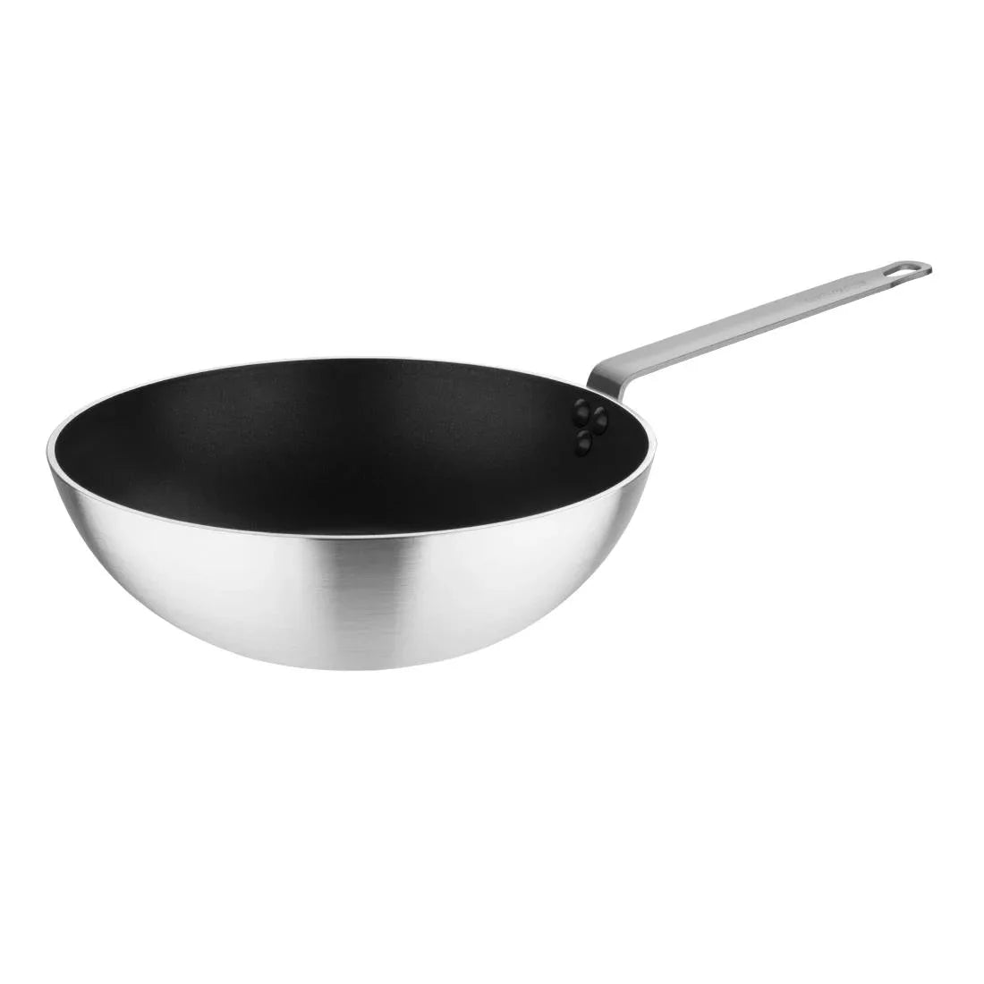 CE165 Vogue Non Stick Teflon Platinum Wok 300mm - JD Catering Equipment Solutions Ltd