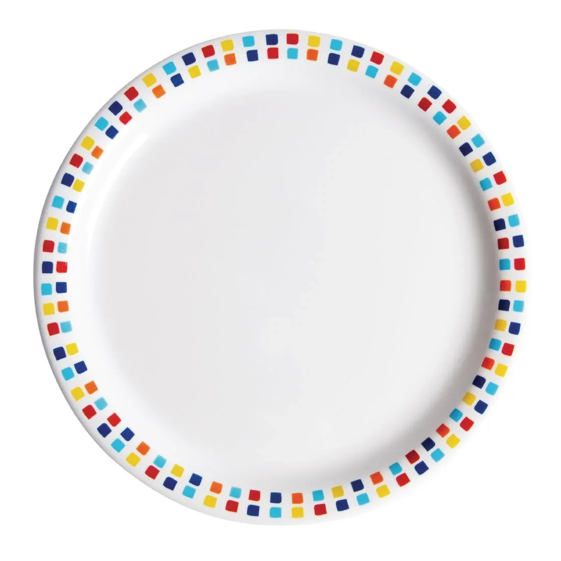 CE266 Utopia Spanish Tile Dinner Plates 230mm (Pack of 48) - JD Catering Equipment Solutions Ltd