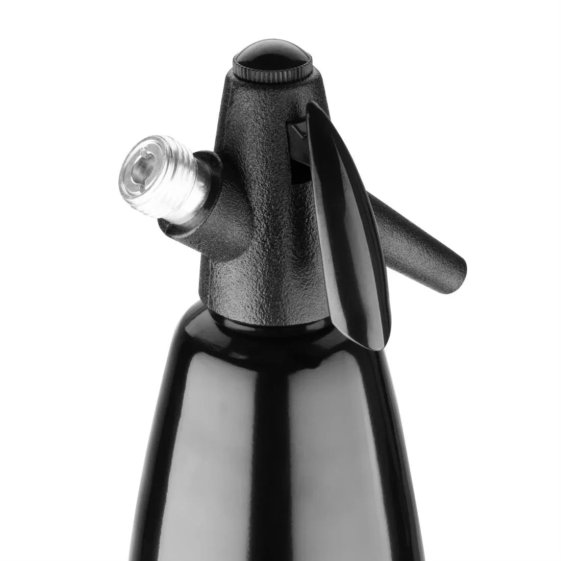 CE341 Olympia Soda Siphon Black 1L - JD Catering Equipment Solutions Ltd