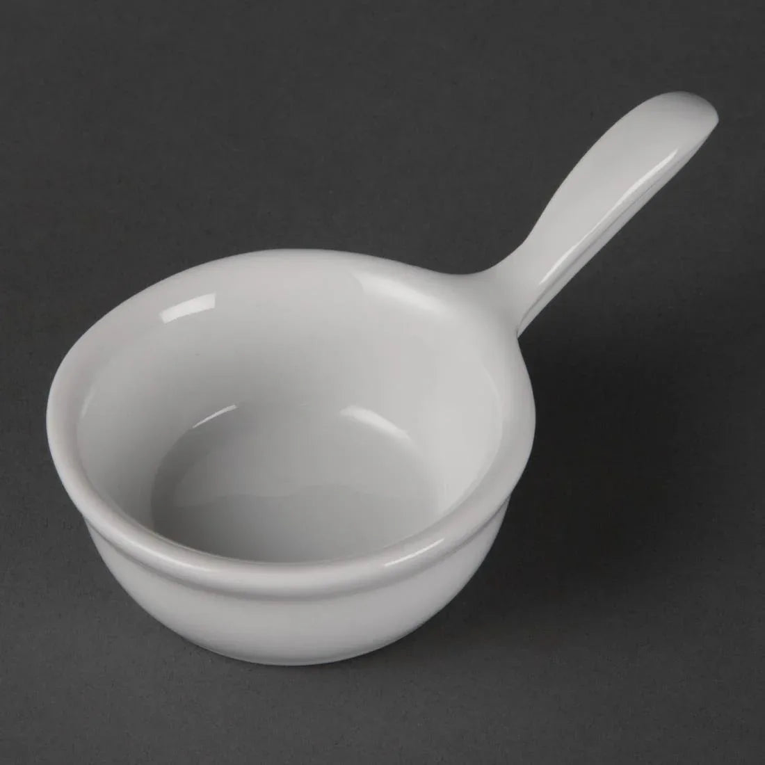 CE544 Olympia Miniature Pan Shaped Bowls 35ml 1.2oz (Pack of 12) - JD Catering Equipment Solutions Ltd