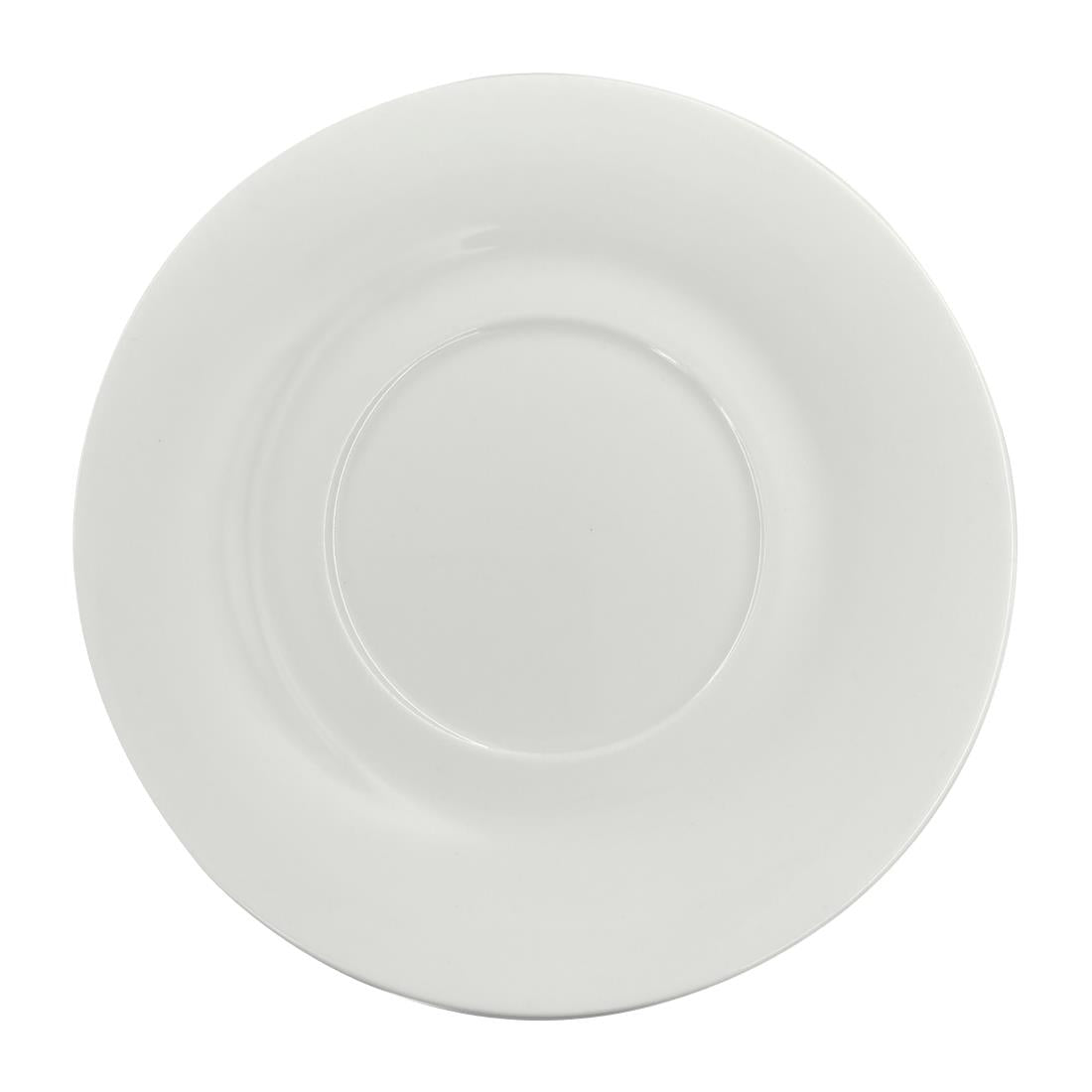 Elia Glacier Fine China Mug Saucers 155mm (6 Pack)