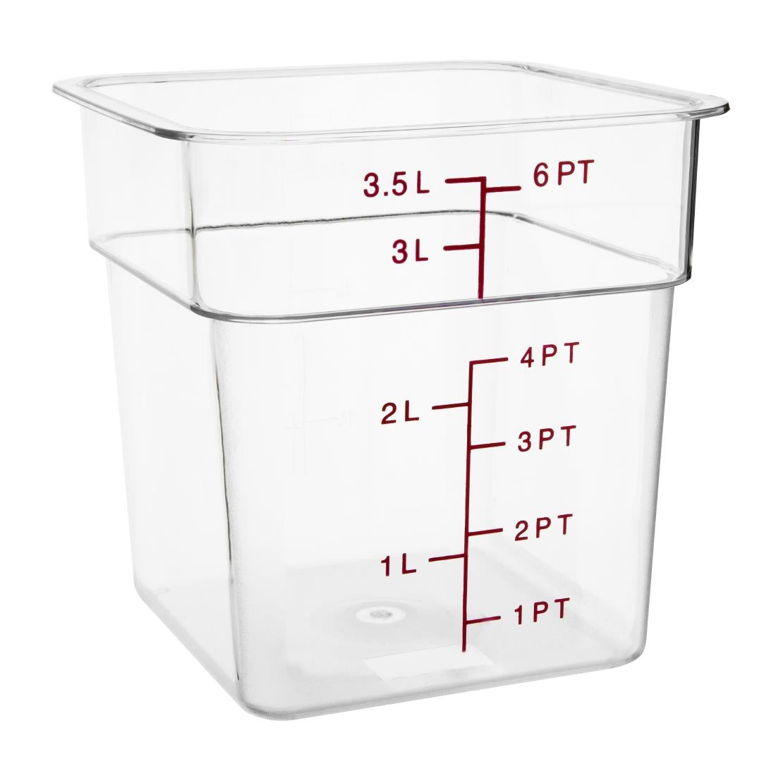 CF021 Vogue Polycarbonate Square Storage Container 3.5Ltr