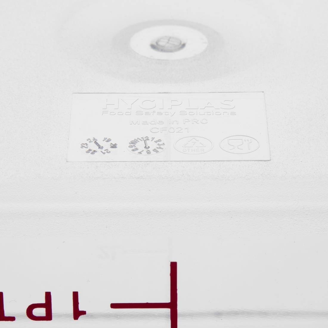 CF021 Vogue Polycarbonate Square Storage Container 3.5Ltr