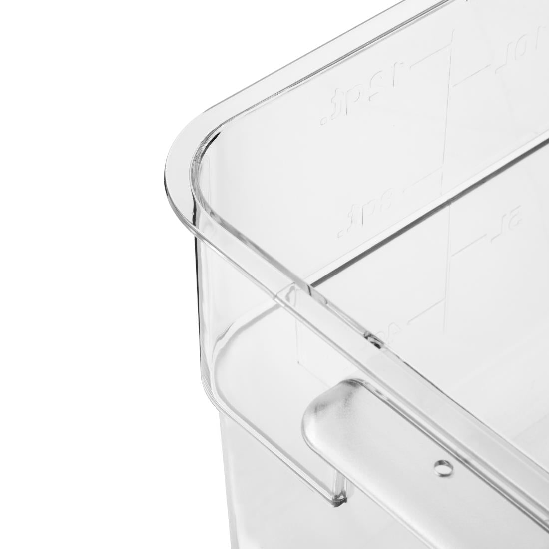 CF024 Vogue Polycarbonate Square Storage Container 10Ltr