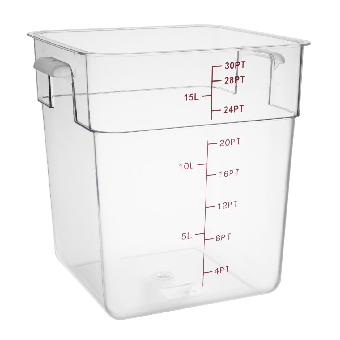 CF025 Vogue Polycarbonate Square Storage Container 15Ltr