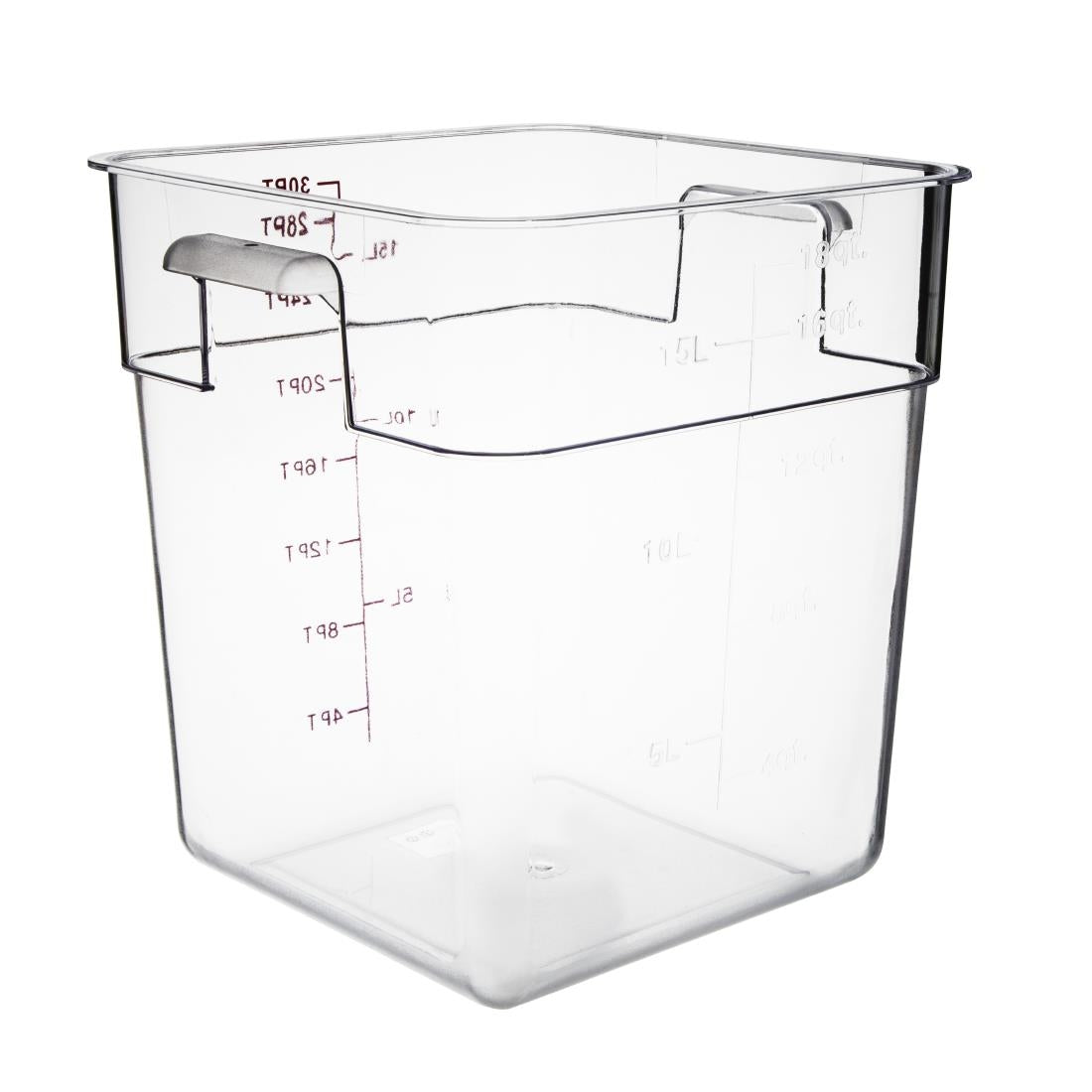 CF025 Vogue Polycarbonate Square Storage Container 15Ltr