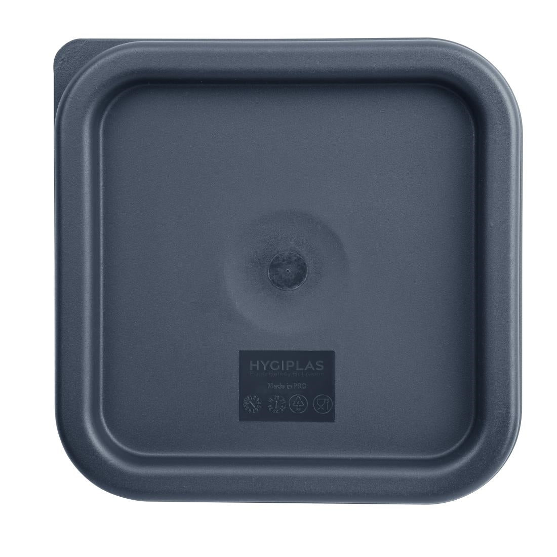 CF043 Vogue Square Food Storage Container Lid Blue Small