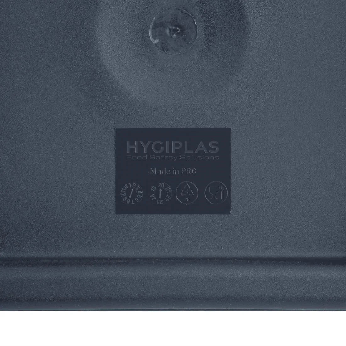 CF044 Vogue Square Food Storage Container Lid Blue Medium - JD Catering Equipment Solutions Ltd