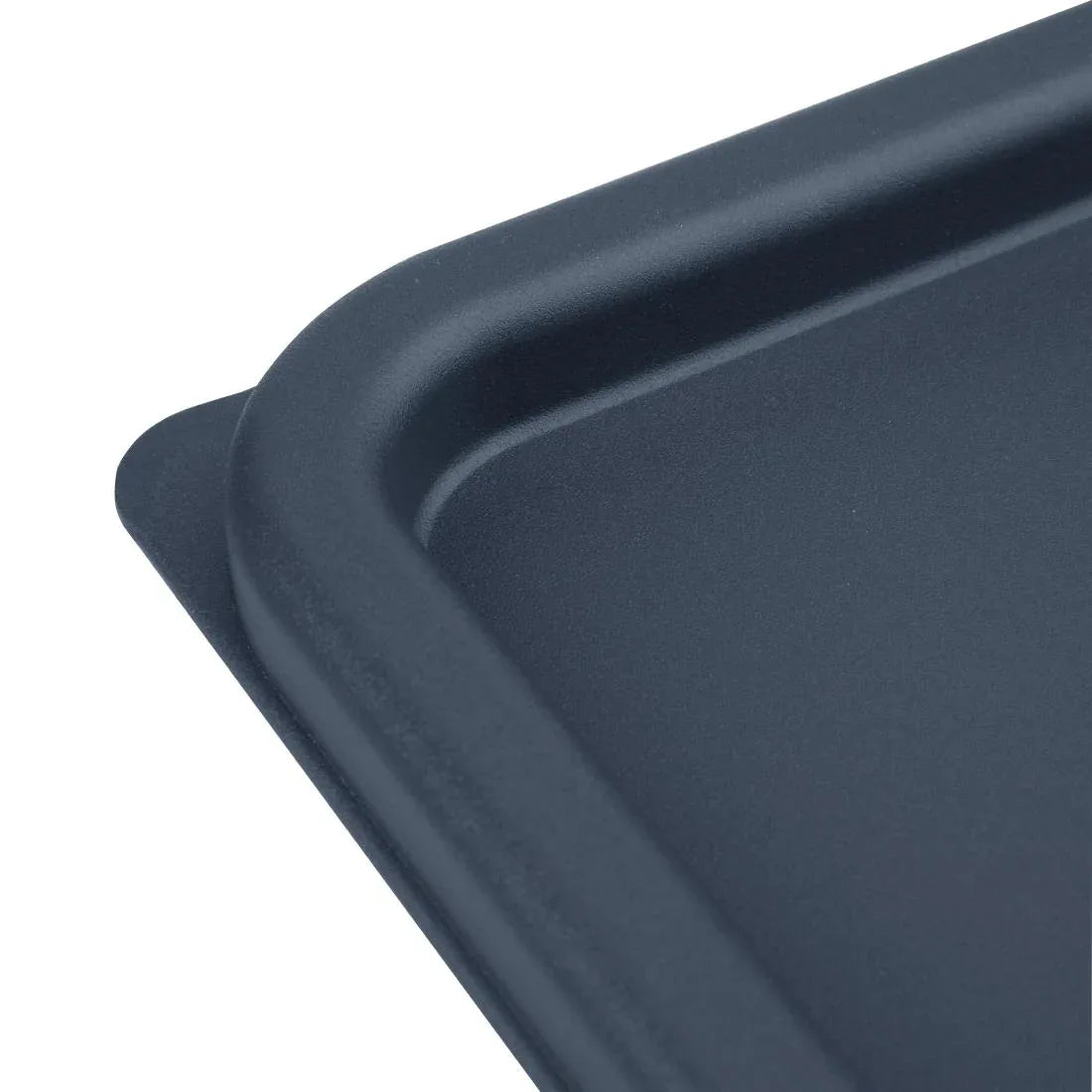 CF044 Vogue Square Food Storage Container Lid Blue Medium - JD Catering Equipment Solutions Ltd