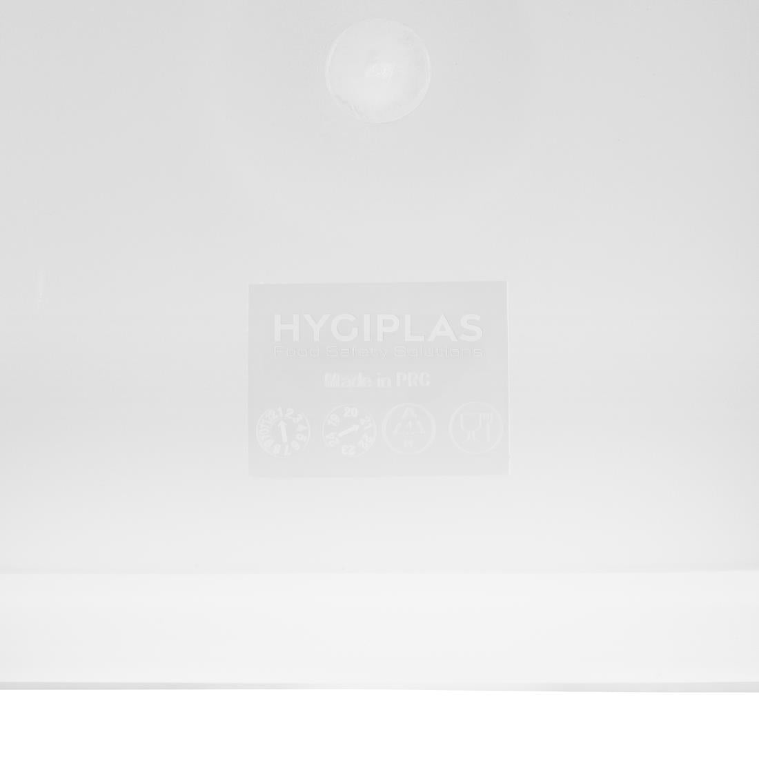 CF051 Vogue Square Food Storage Container Lid White Large