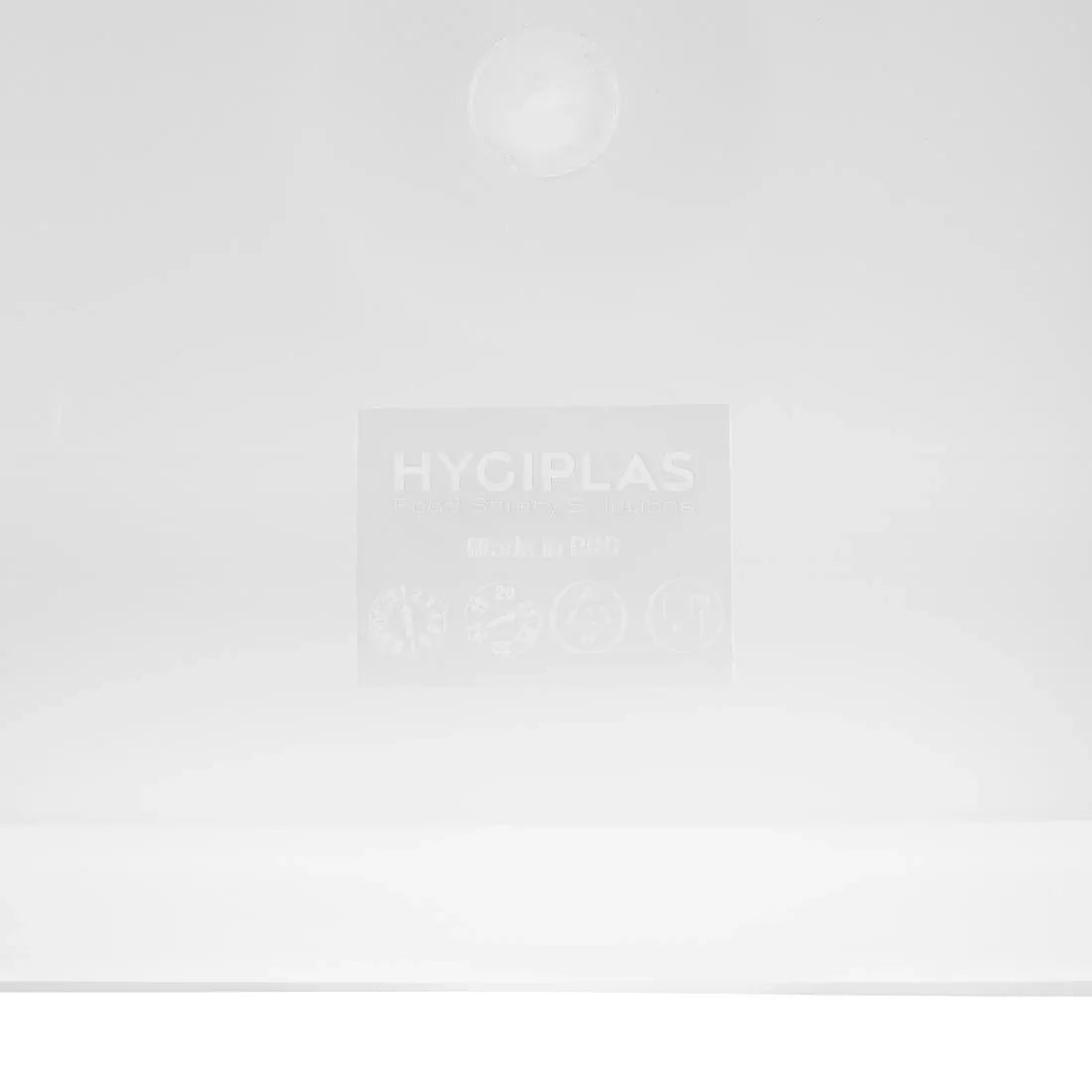 CF051 Vogue Square Food Storage Container Lid White Large - JD Catering Equipment Solutions Ltd