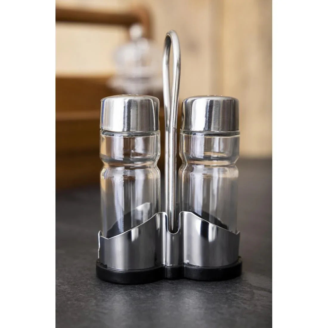 CF295 Salt and Pepper Cruet Set and Stand