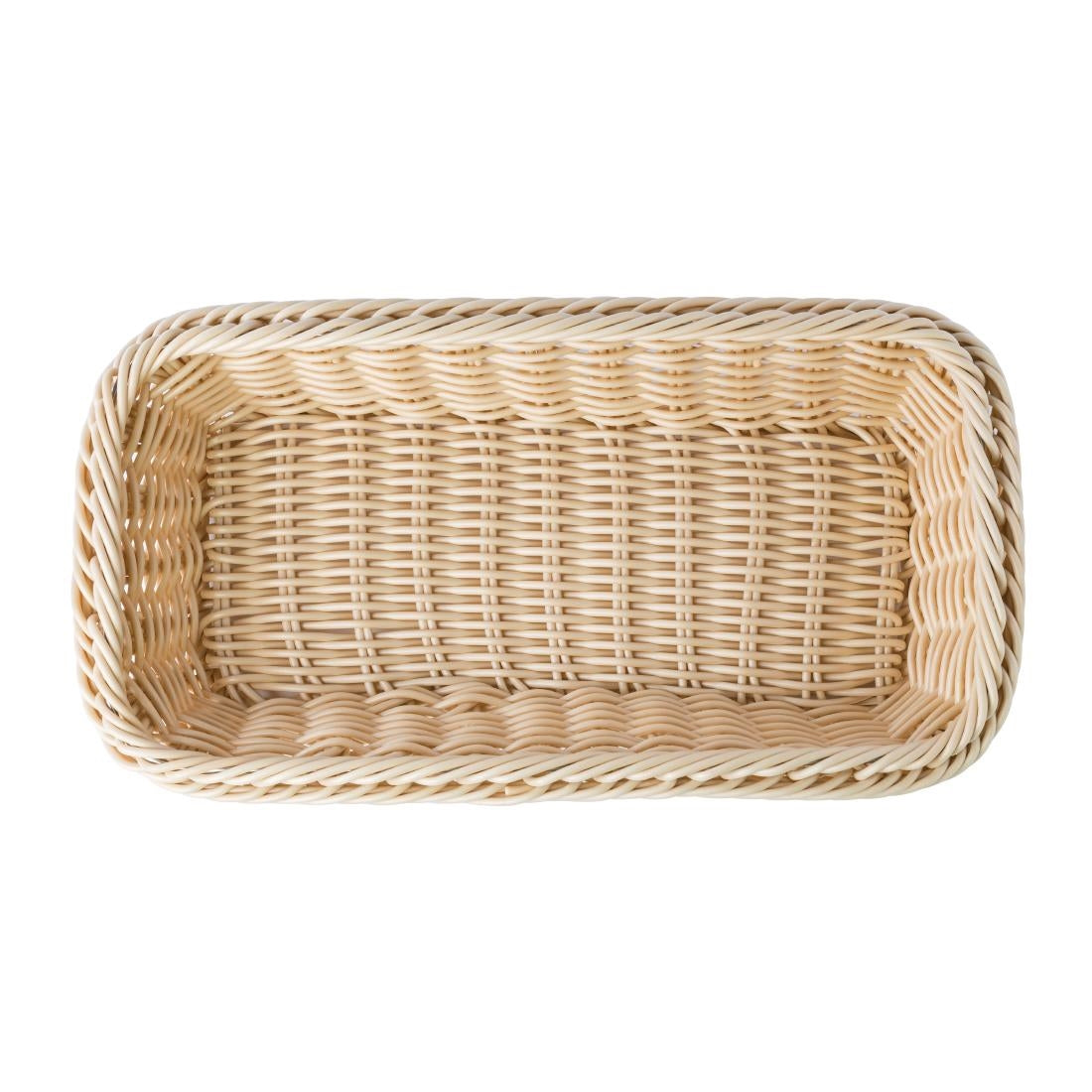 CF304 Polypropylene Natural Rattan Basket 1/3 GN