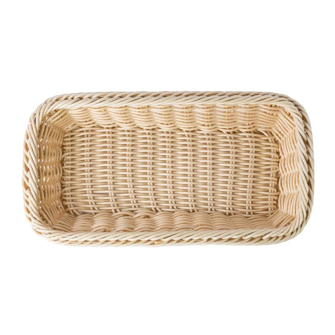 CF304 Polypropylene Natural Rattan Basket 1/3 GN - JD Catering Equipment Solutions Ltd