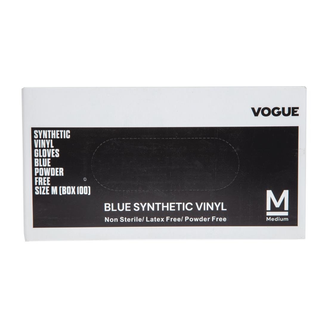Vogue Powder-Free Vinyl Gloves S (Pack of 100)