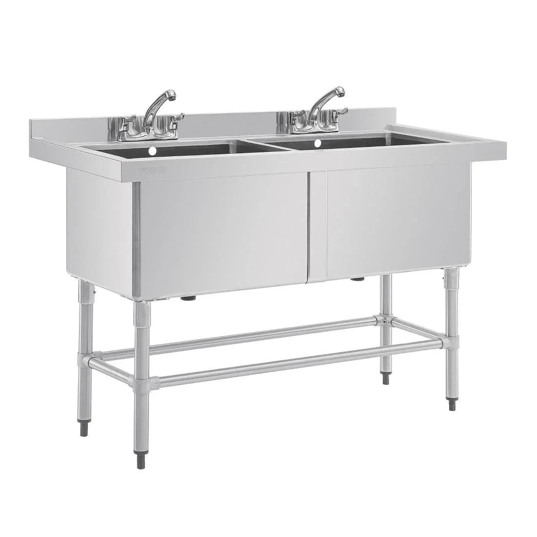 CF406 Vogue Double Deep Pot Sink - JD Catering Equipment Solutions Ltd