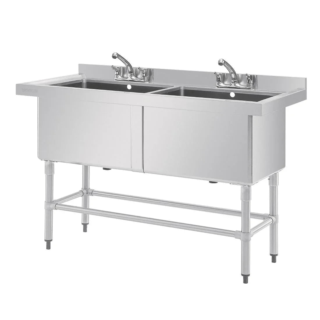 CF406 Vogue Double Deep Pot Sink - JD Catering Equipment Solutions Ltd