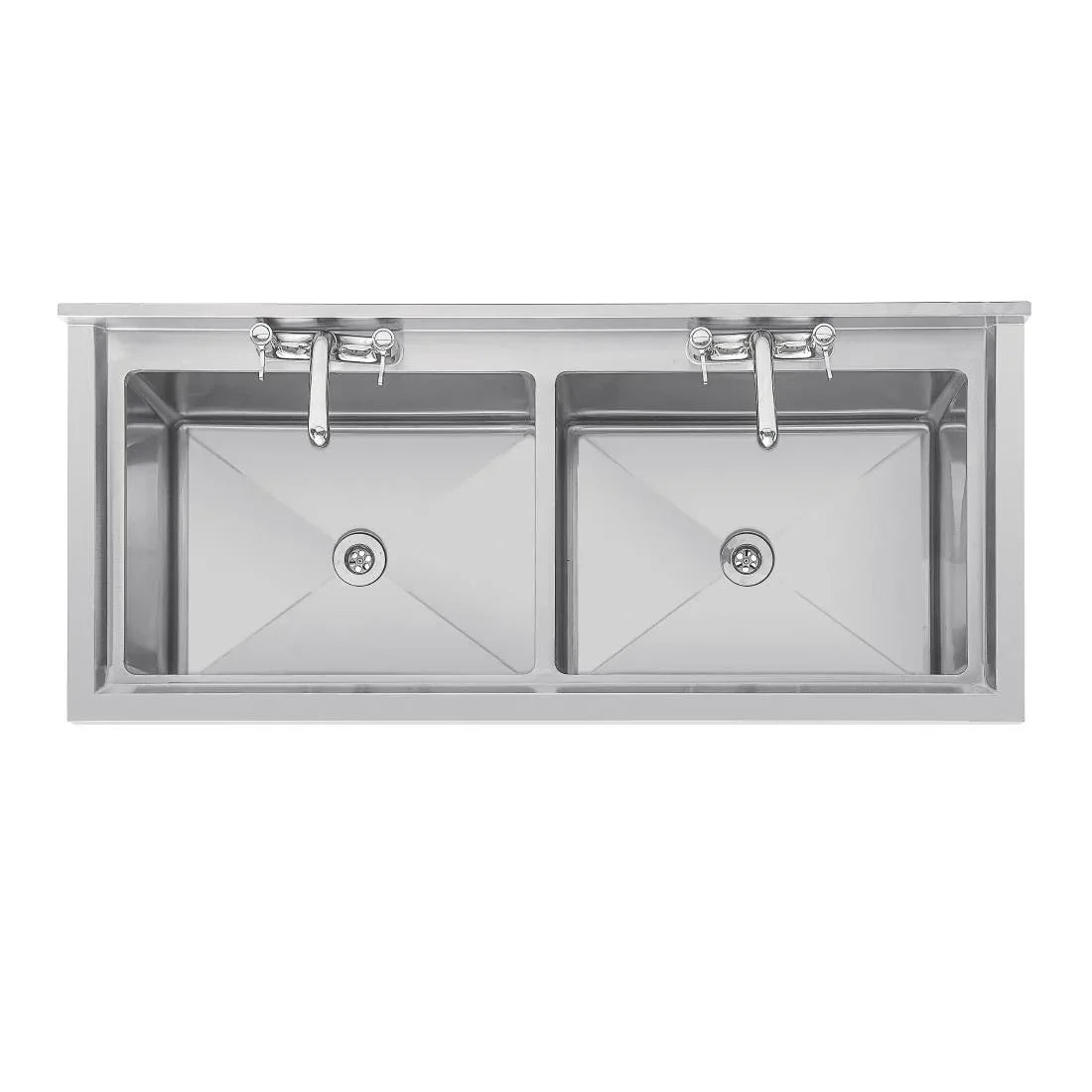 CF406 Vogue Double Deep Pot Sink - JD Catering Equipment Solutions Ltd