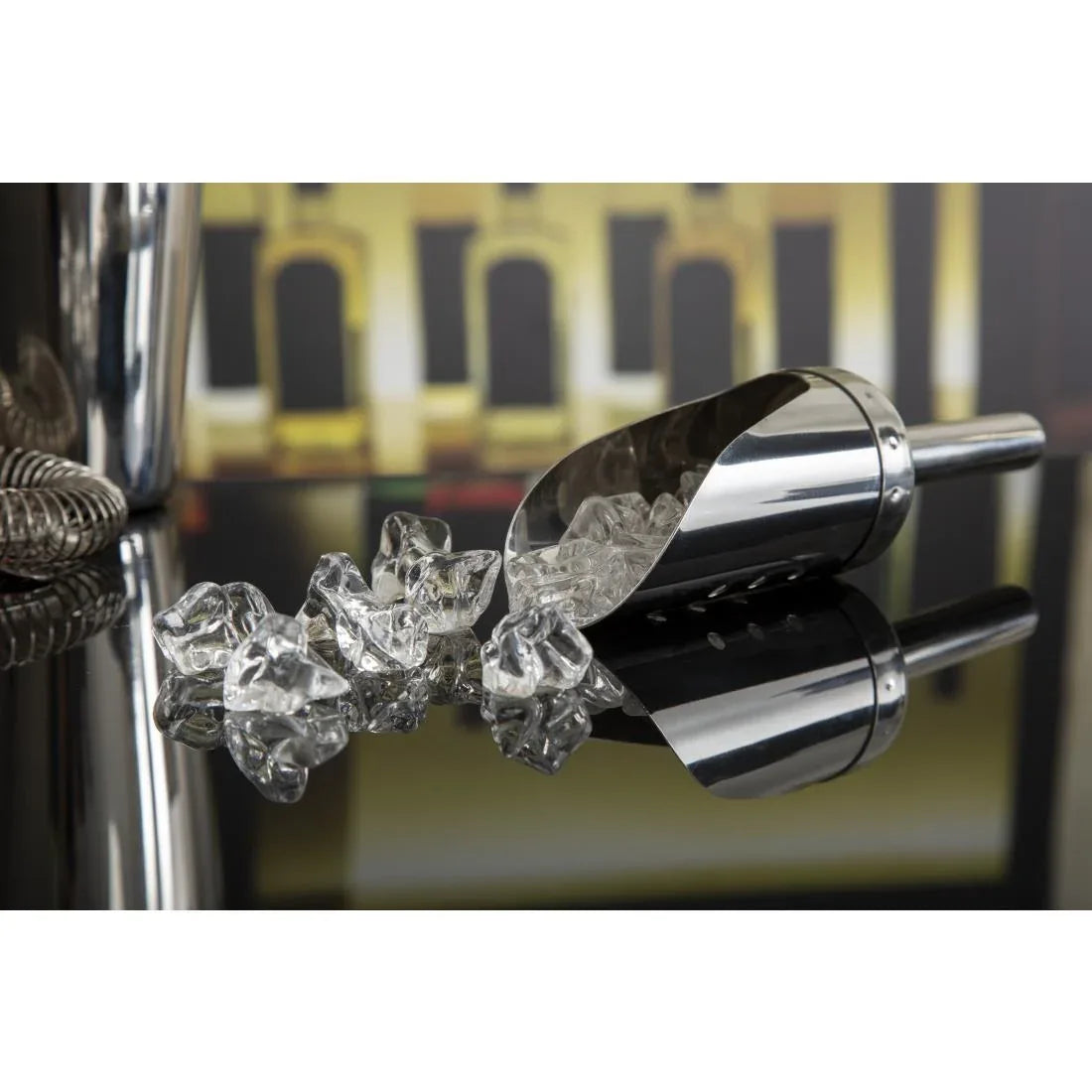 CF647 Olympia Ice Scoop with Perforations Small - JD Catering Equipment Solutions Ltd