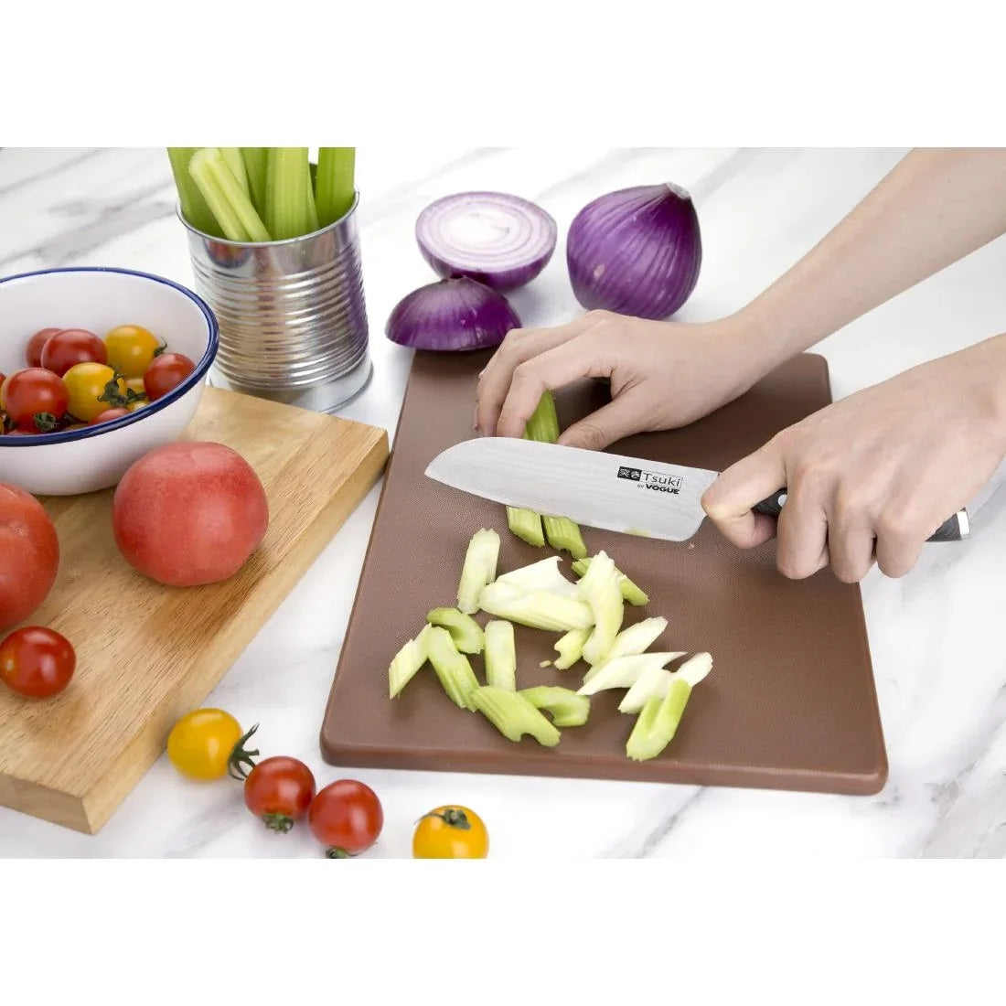 CF845 Tsuki Series 7 Santoku Knife 12.5cm - JD Catering Equipment Solutions Ltd