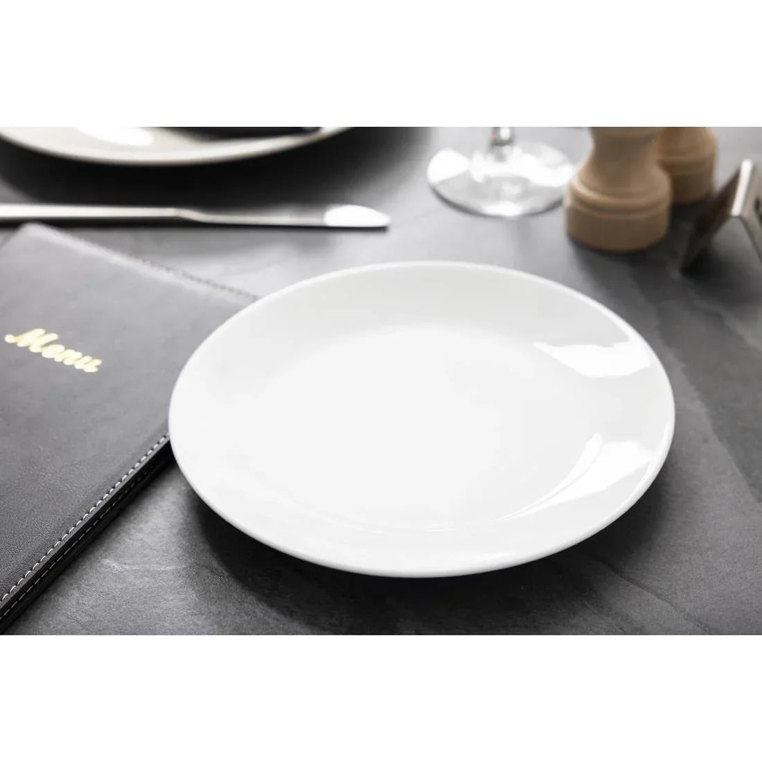 CG003 Royal Porcelain Classic White Coupe Plates 210mm (Pack of 12) - JD Catering Equipment Solutions Ltd