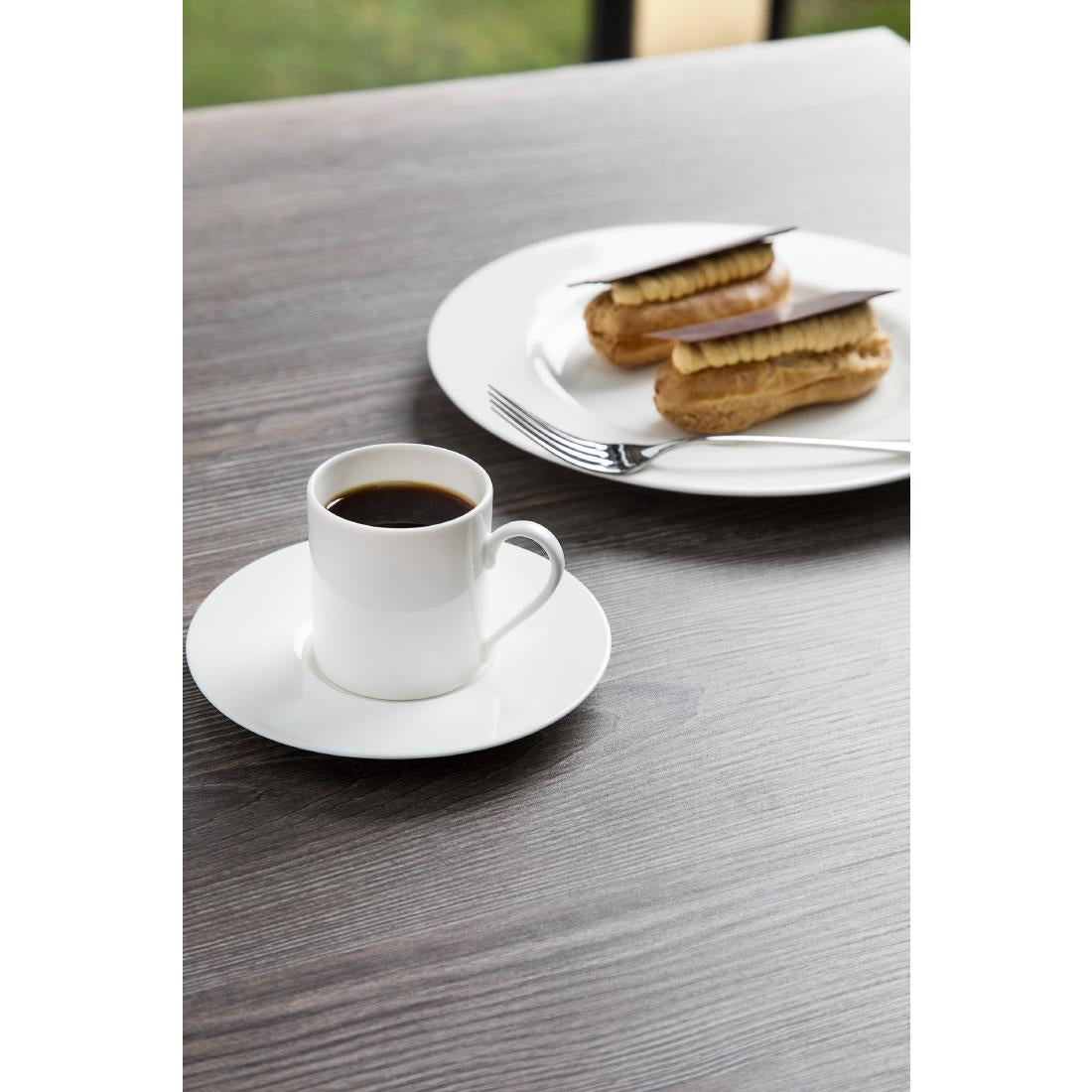 CG006 Royal Porcelain Classic White Wide Rim Plates 160mm (Pack of 12)