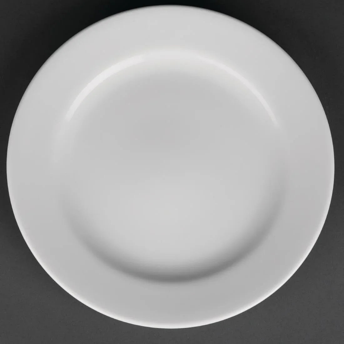 CG007 Royal Porcelain Classic White Wide Rim Plates 210mm (Pack of 12) - JD Catering Equipment Solutions Ltd