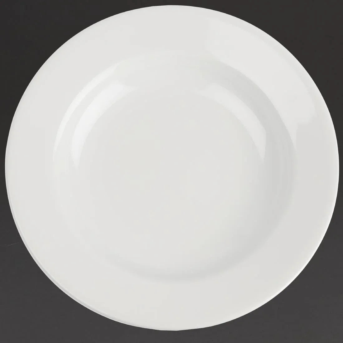 CG010 Royal Porcelain Classic White Wide Rim Plates 280mm (Pack of 12) - JD Catering Equipment Solutions Ltd