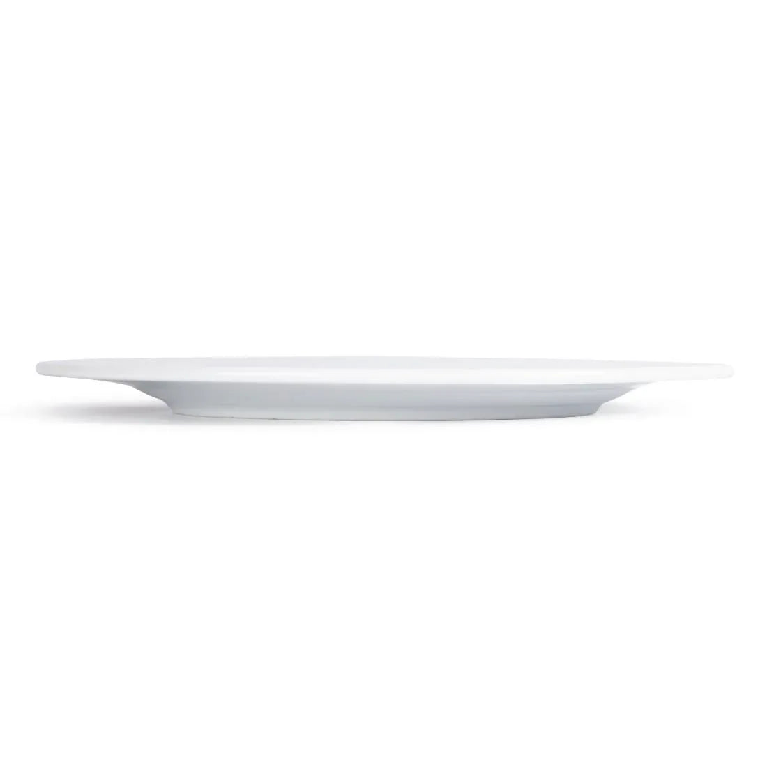 CG011 Royal Porcelain Classic White Wide Rim Plates 310mm (Pack of 12) - JD Catering Equipment Solutions Ltd