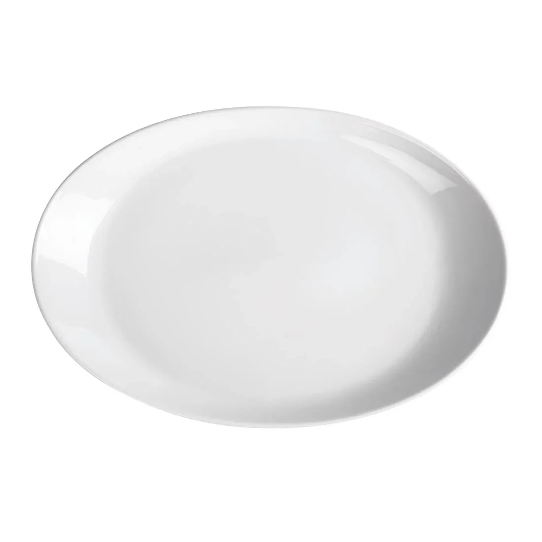 CG016 Royal Porcelain Classic White Oval Plates 340mm (Pack of 12) - JD Catering Equipment Solutions Ltd