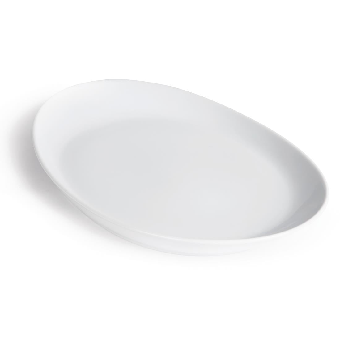CG016 Royal Porcelain Classic White Oval Plates 340mm (Pack of 12)