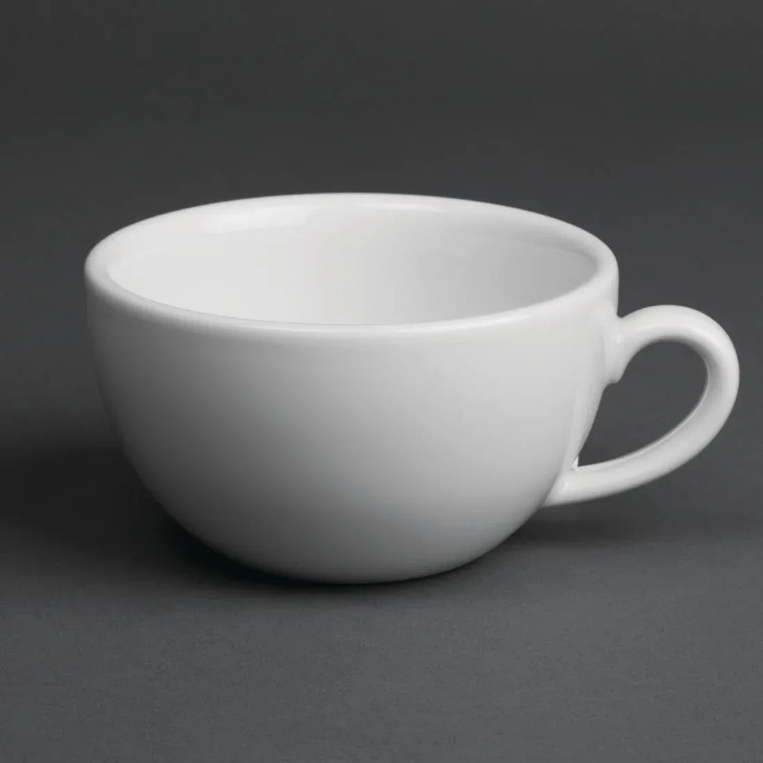 CG023 Royal Porcelain Classic White Cappuccino Cups 200ml (Pack of 12) - JD Catering Equipment Solutions Ltd