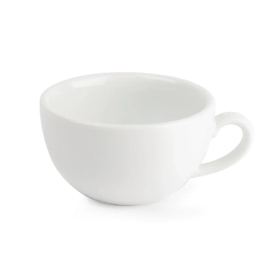 CG023 Royal Porcelain Classic White Cappuccino Cups 200ml (Pack of 12) - JD Catering Equipment Solutions Ltd