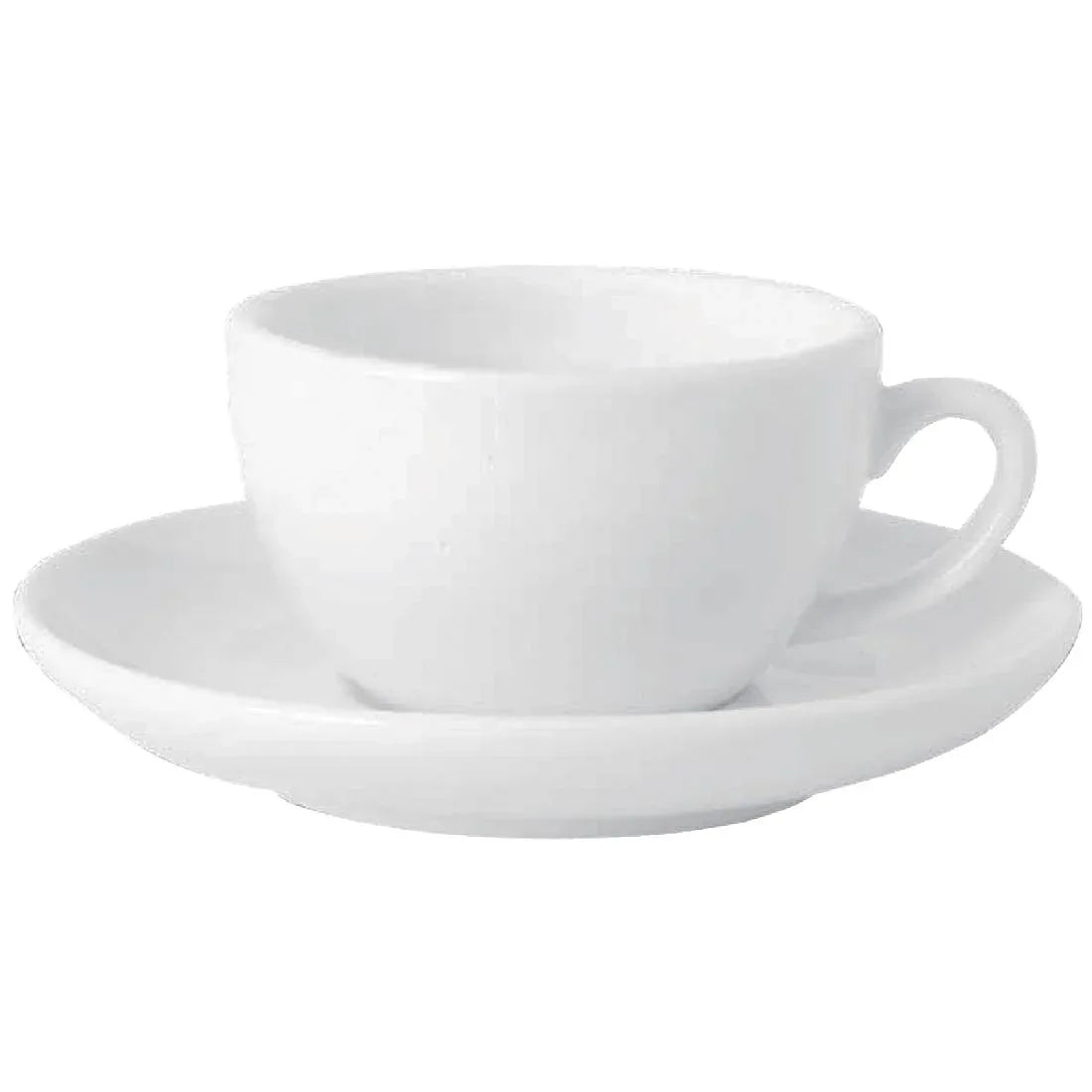 CG023 Royal Porcelain Classic White Cappuccino Cups 200ml (Pack of 12) - JD Catering Equipment Solutions Ltd