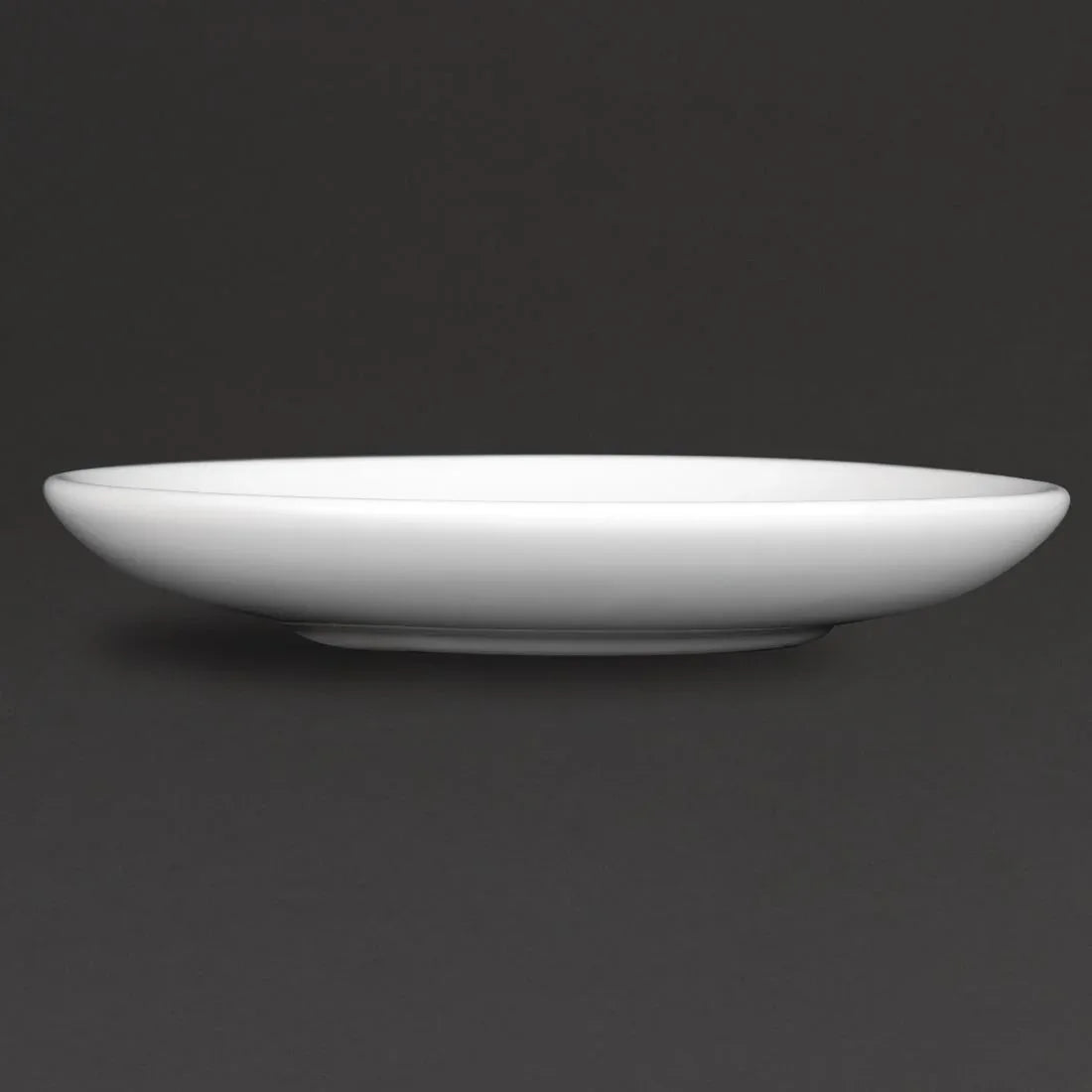 CG031 Royal Porcelain Classic White Cappuccino Saucers 150mm (Pack of 12) - JD Catering Equipment Solutions Ltd