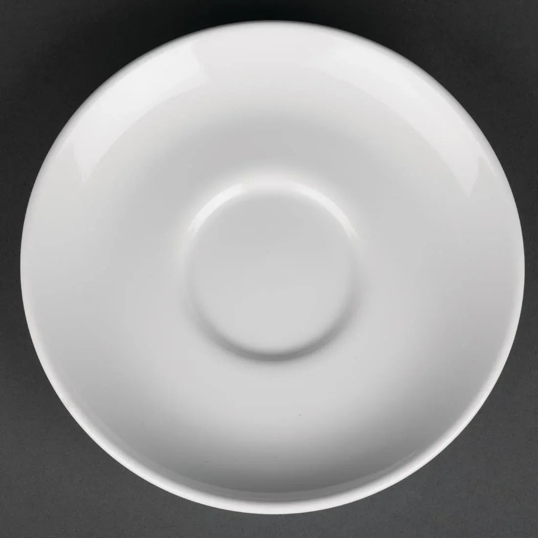 CG031 Royal Porcelain Classic White Cappuccino Saucers 150mm (Pack of 12) - JD Catering Equipment Solutions Ltd