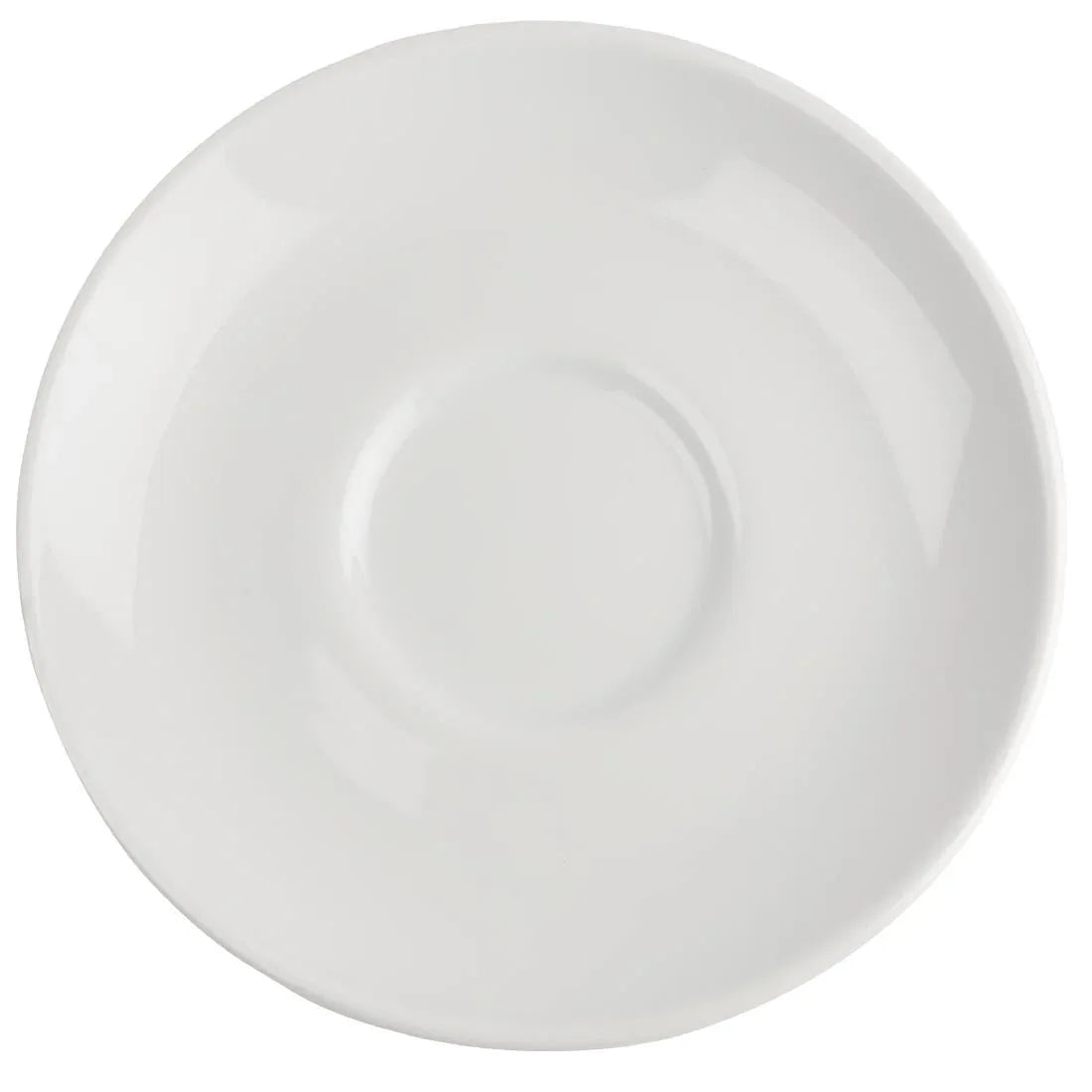 CG031 Royal Porcelain Classic White Cappuccino Saucers 150mm (Pack of 12) - JD Catering Equipment Solutions Ltd