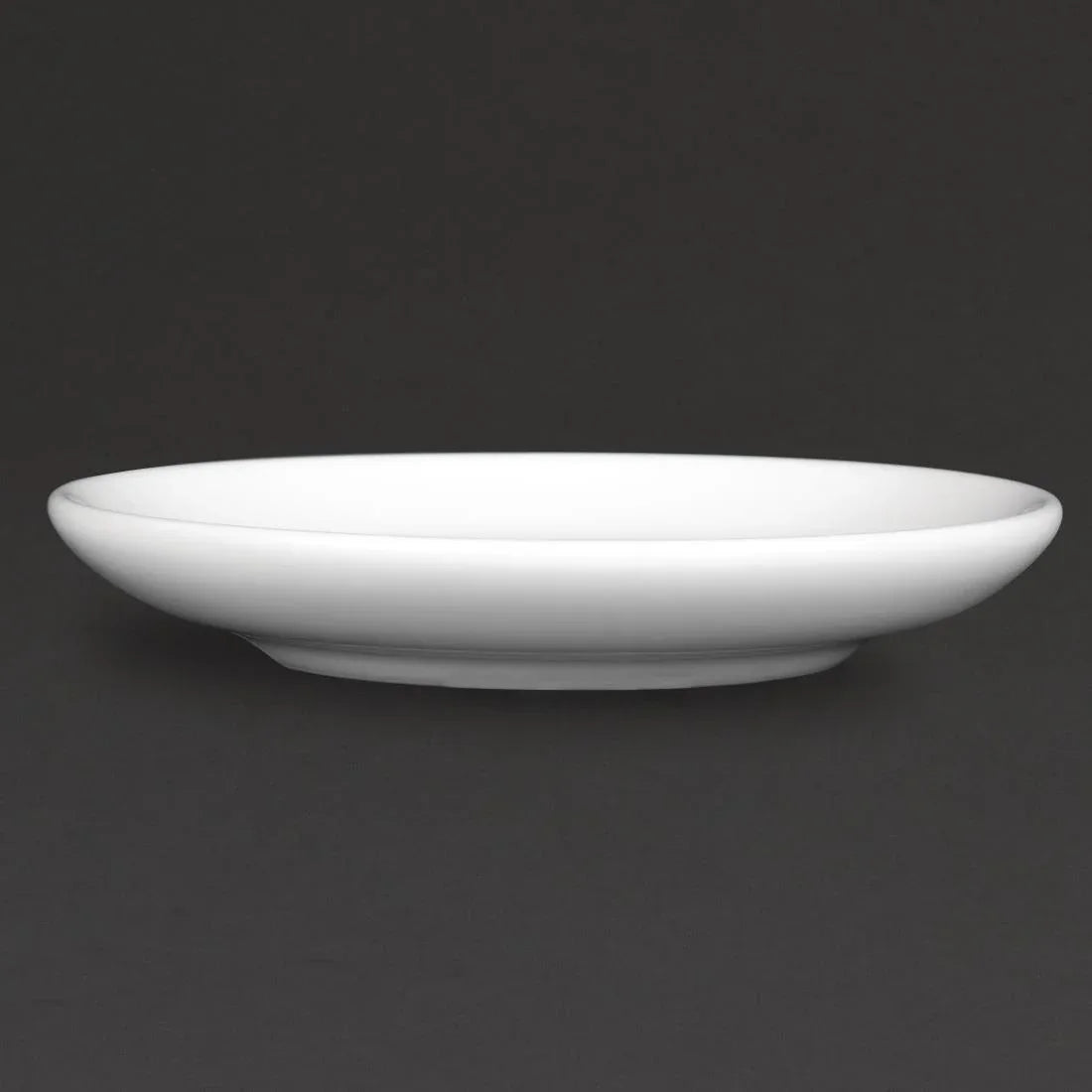 CG034 Royal Porcelain Classic White Espresso Cups Saucer 125mm (Pack of 12)